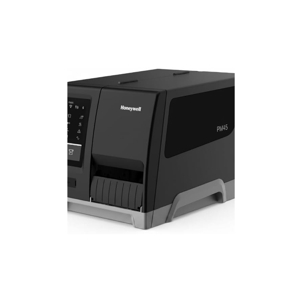 Honeywell PM45A Industrial Thermal Transfer Label Printer, 203 DPI, Icon Display, Ethernet Connectivity, Fixed Hanger, US Power Cord,PM45A00000000201,Includes Print Plus Service SVCPM45-WPR2
