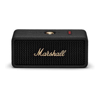 Marshall Emberton III Portable Bluetooth Speaker - Rugged Waterproof/Dust-Proof Design | Loud Stereo Sound, Deep Bass | Compact and Wireless for Travel and Outdoors - Black and Brass