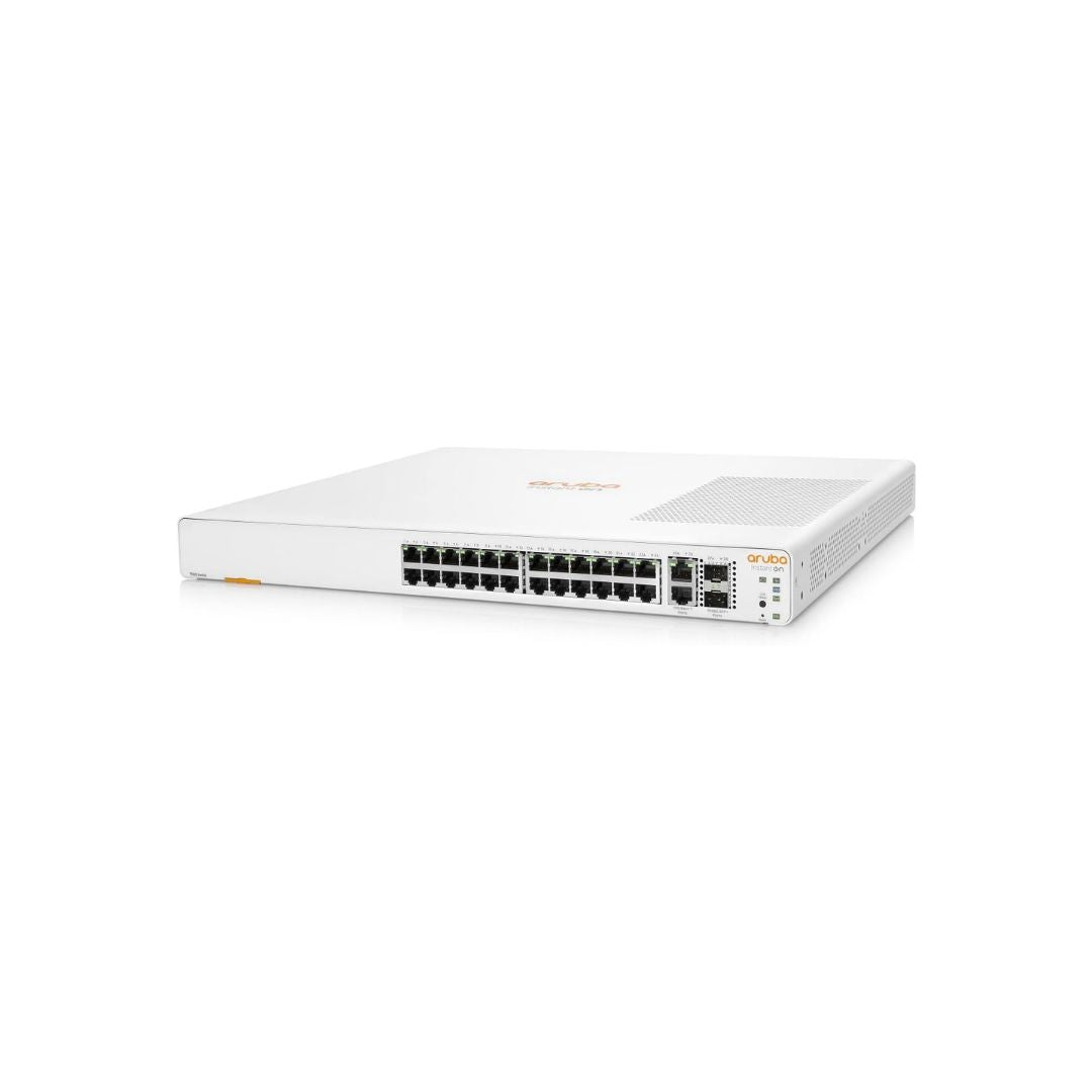 Aruba Instant On 1960 24-Port Gb Smart-Managed Layer 2+ Ethernet Switch | 24x 1G, 2X 10GBase-T + 2X SFP+ Uplink Ports | Stackable | US Cord (JL806A#ABA)