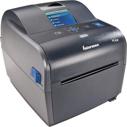 Honeywell Intermec PC43d Desktop Direct Thermal Barcode Label Printer – 4-Inch, 203 dpi, 8 IPS Print Speed, USB & USB Host Interfaces, Real-Time Clock, Compact Industrial Design PC43DA00100201