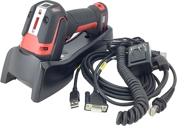 1991i-SR (Standard Range) Ultra-Rugged Industrial-Grade Cordless Bluetooth Barcode Scanner (1D, 2D, QR and PDF), Includes Power Supply, RS232 Cable and Industrial-Grade USB Cable