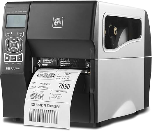 Zebra ZT230 Thermal Transfer Industrial Printer 300 dpi Print Width 4 in Serial USB Ethernet ZT23043-T01200FZ