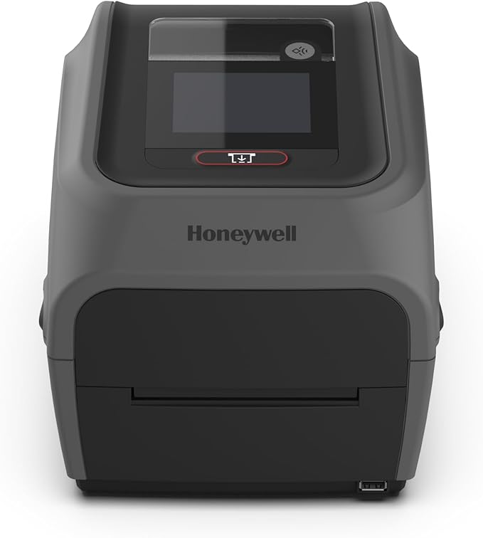 Honeywell PC45T Thermal Transfer Label Printer, 300 DPI, LCD, Ethernet, Real-Time Clock, Latin Font, US Power Cord–Barcode & Shipping Label Printer for Warehouse, Retail & Fulfillment, PC45T000000301