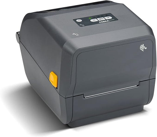 ZEBRA ZD421 Thermal Transfer Desktop Printer 300 dpi Print Width 4-inch USB and Ethernet Connectivity ZD4A043-301M00EZ, Requires Thermal Ribbon for Use