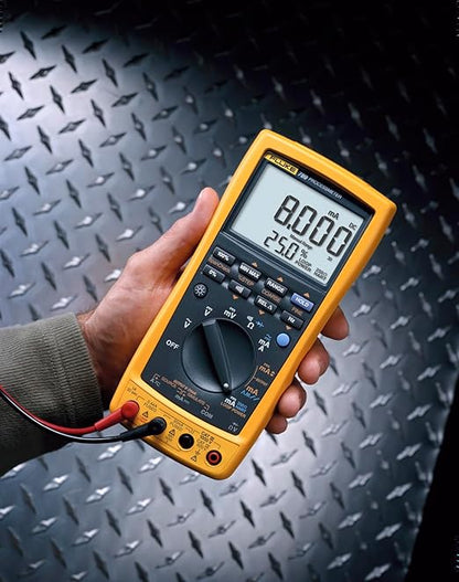 Fluke 789 ProcessMeter, Includes Standard DMM Capabilities, Measure, Source, Simulate 4-20 mA signals, and Built-In 24 V Loop Supply