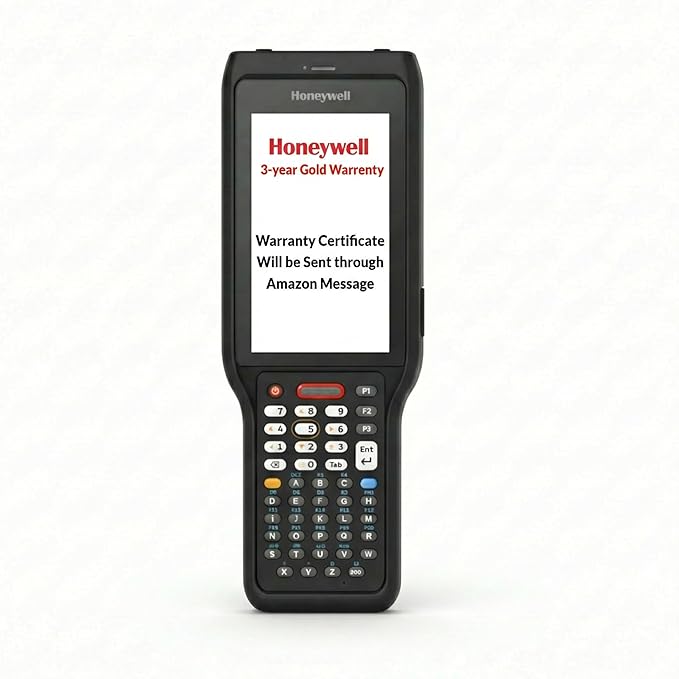 Honeywell CK62-X00-57S1ACG Handheld Barcode Scanner, Android 18 1D/2D Mobile Computer, 8GB/128GB, 47-Key Rugged PDA, 7000mAh Battery with Standard Scan Range (No Charging Base, 3-Year Warranty)