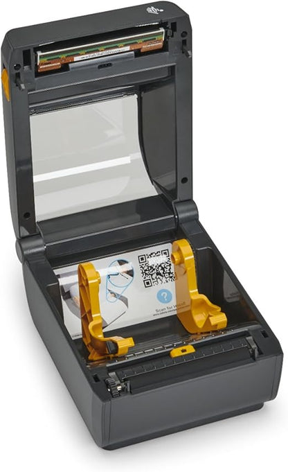 Zebra ZD421 Direct Thermal Desktop Printer 300 dpi Print Width 4-inch USB ZD4A043-D01M00EZ