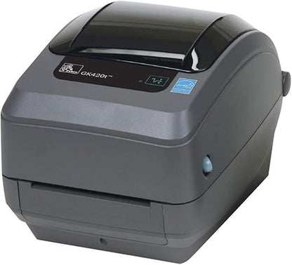 Zebra GK420t Direct Thermal/Thermal Transfer Printer - Monochrome - Desktop - Label Print