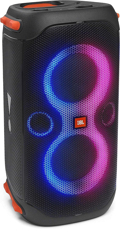 JBL PartyBox 110 - Portable Party Speaker with Built-in Lights, Powerful Sound and deep bass, Black Including Winguard Protective Dust Cover