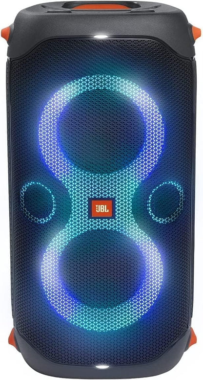JBL PartyBox 110 - Portable Party Speaker with Built-in Lights, Powerful Sound and deep bass, Black Including Winguard Protective Dust Cover