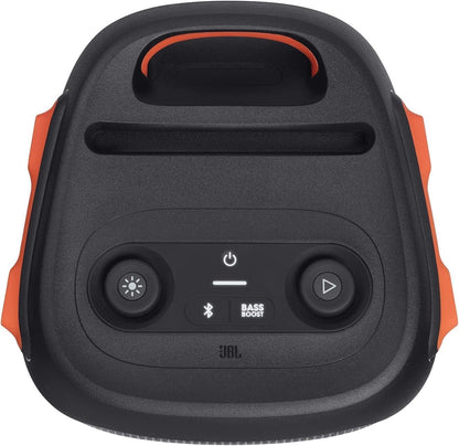 JBL PartyBox 110 - Portable Party Speaker with Built-in Lights, Powerful Sound and deep bass, Black Including Winguard Protective Dust Cover