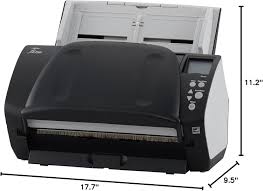 Fujitsu fi-7160 document scanner, duplex, 8.5 x 14 in, ADF 80 sheets, USB 3.0, black