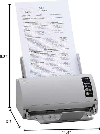 Fujitsu fi-7030 Value-Priced Front Office Color Duplex Document Scanner with Auto Document Feeder (ADF)